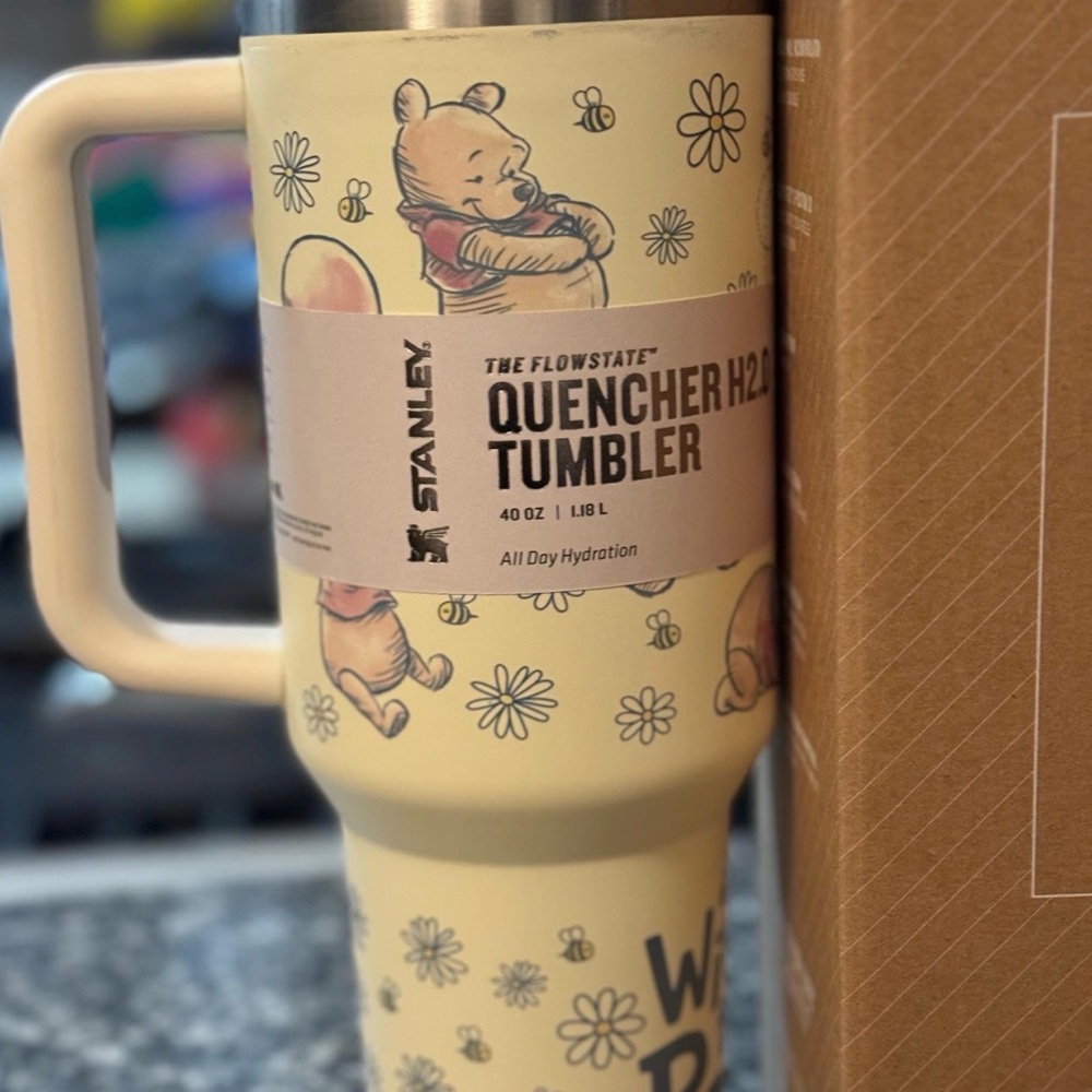 Stanley Yellow Winnie the Pooh Quencher Tumbler